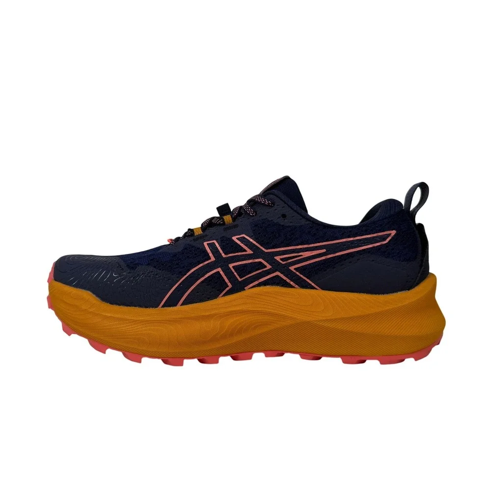 Asics Trabuco Max 2 Trail Running Shoes‎ Womens 11 Midnight Papaya 1012B426 400
